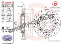Brzdový kotouč BREMBO 09.A190.13