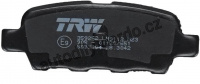 Sada brzdových destiček TRW GDB3294 - NISSAN X-TRAIL