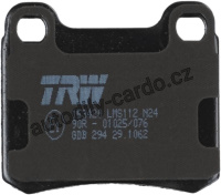 Sada brzdových destiček TRW GDB294 - MERCEDES