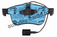 Sada brzdových destiček TRW GDB1865 - LANCIA DELTA III 08-