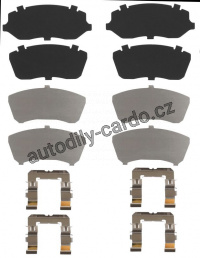 Sada brzdových destiček TRW GDB3372 - SUBARU LEGACY