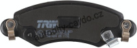 Sada brzdových destiček TRW GDB1420 - OPEL AGILA