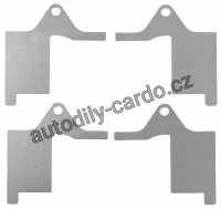 Sada brzdových destiček TRW GDB1450 - CITROEN C5