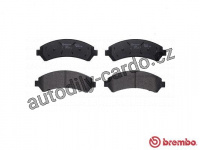 Sada brzdových destiček BREMBO P10016 - CHEVROLET Sada brzdových destiček BREMBO P10016 - CHEVROLET