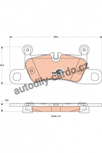 Sada brzdových destiček TRW GDB1875