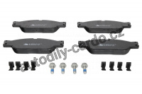 Sada brzdových destiček ATE 13.0460-2898 (AT 602898) - JAGUAR