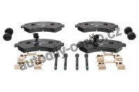 Sada brzdových destiček ATE 13.0460-4811 (AT 604811) - CITROËN, FIAT, PEUGEOT