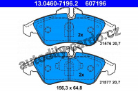 Sada brzdových destiček ATE 13.0460-7196 (AT 607196) - MERCEDES-BENZ Sada brzdových destiček ATE 13.0460-7196 (AT 607196) - MERCEDES-BENZ
