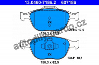 Sada brzdových destiček ATE 13.0460-7186 (AT 607186) - FORD