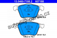 Sada brzdových destiček ATE 13.0460-7188 (AT 607188) - VOLVO