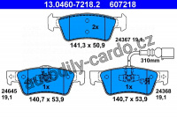Sada brzdových destiček ATE 13.0460-7218 (AT 607218) - VW