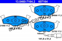 Sada brzdových destiček ATE 13.0460-7164 (AT 607164) - ŠKODA, VW