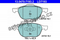 Sada brzdových destiček ATE Ceramic 13.0470-7193 (AT LD7193)