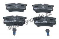 Sada brzdových destiček ATE 13.0460-2842 (AT 602842) - PEUGEOT