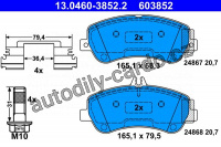 Sada brzdových destiček ATE 13.0460-3852 (AT 603852) - MERCEDES-BENZ