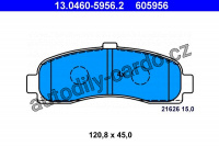 Sada brzdových destiček ATE 13.0460-5956 (AT 605956) - NISSAN
