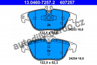 Sada brzdových destiček ATE 13.0460-7257 (AT 607257) - MERCEDES-BENZ