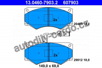 Sada brzdových destiček ATE 13.0460-7903 (AT 607903) - IVECO