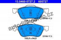 Sada brzdových destiček ATE 13.0460-5727 (AT 605727) Sada brzdových destiček ATE 13.0460-5727 (AT 605727)