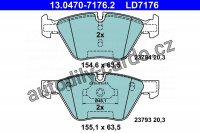 Sada brzdových destiček ATE Ceramic 13.0470-7176 (AT LD7176) - BMW