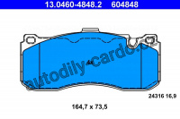 Sada brzdových destiček ATE 13.0460-4848 (AT 604848) - BMW