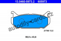 Sada brzdových destiček ATE 13.0460-5973 (AT 605973) - MAZDA