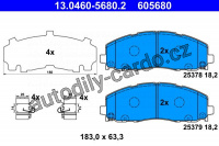 Sada brzdových destiček ATE 13.0460-5680 (AT 605680)