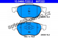Sada brzdových destiček ATE 13.0460-7222 (AT 607222) - RENAULT