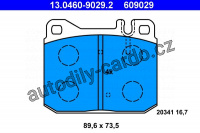 Sada brzdových destiček ATE 13.0460-9029 (AT 609029) - MERCEDES-BENZ
