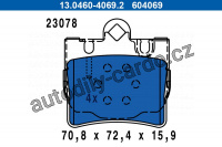 Sada brzdových destiček ATE 13.0460-4069 (AT 604069) - MERCEDES-BENZ