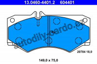 Sada brzdových destiček ATE 13.0460-4401 (AT 604401) - MERCEDES-BENZ