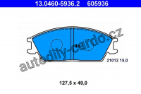 Sada brzdových destiček ATE 13.0460-5936 (AT 605936) - HYUNDAI