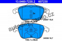Sada brzdových destiček ATE 13.0460-7230 (AT 607230) - CITROËN, PEUGEOT