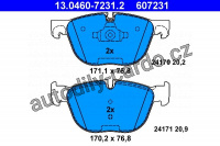 Sada brzdových destiček ATE 13.0460-7231 (AT 607231) - BMW