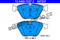 Sada brzdových destiček ATE 13.0460-7237 (AT 607237) - BMW