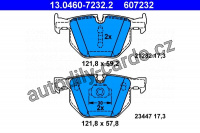 Sada brzdových destiček ATE 13.0460-7232 (AT 607232) - BMW