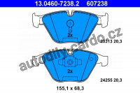 Sada brzdových destiček ATE 13.0460-7238 (AT 607238) - BMW