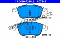 Sada brzdových destiček ATE 13.0460-7249 (AT 607249) - RENAULT