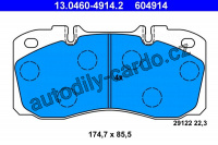 Sada brzdových destiček ATE 13.0460-4914 (AT 604914) Sada brzdových destiček ATE 13.0460-4914 (AT 604914)