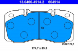 Sada brzdových destiček ATE 13.0460-4914 (AT 604914)