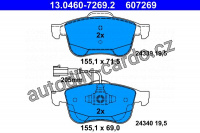 Sada brzdových destiček ATE 13.0460-7269 (AT 607269)