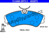 Sada brzdových destiček ATE 13.0460-2972 (AT 602972)