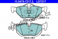 Sada brzdových destiček ATE Ceramic 13.0470-7217 (AT LD7217) - BMW Sada brzdových destiček ATE Ceramic 13.0470-7217 (AT LD7217) - BMW