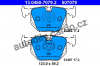 Sada brzdových destiček ATE 13.0460-7079 (AT 607079) - BMW