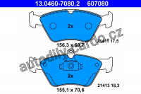 Sada brzdových destiček ATE 13.0460-7080 (AT 607080) - OPEL, SAAB