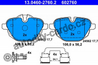 Sada brzdových destiček ATE 13.0460-2760 (AT 602760)