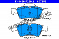 Sada brzdových destiček ATE 13.0460-7259 (AT 607259)