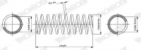 Pružina tlumiče pérování MONROE (MOSP3272, MO SP3272), zadní  - LAND ROVER 90/110