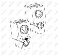 Expanzní ventil, klimatizace NRF 38342