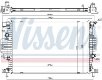 Chladič motoru NISSENS 620152